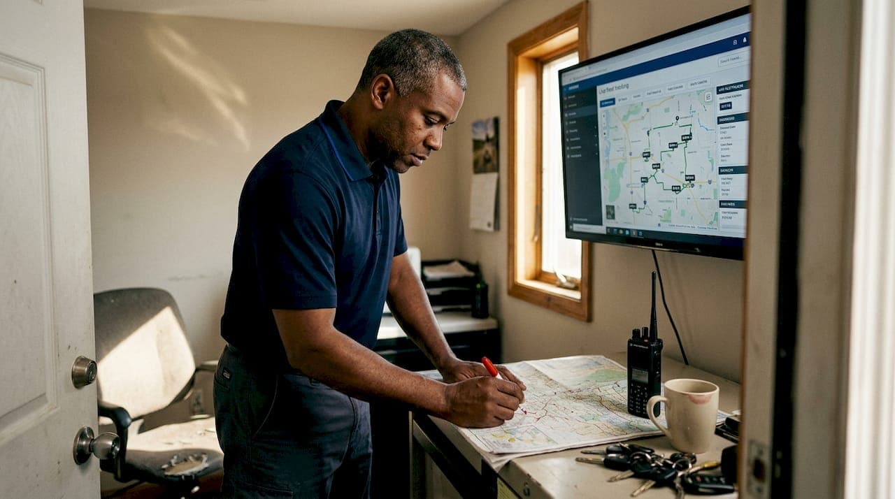 Rental specialist uses live fleet tracking tools