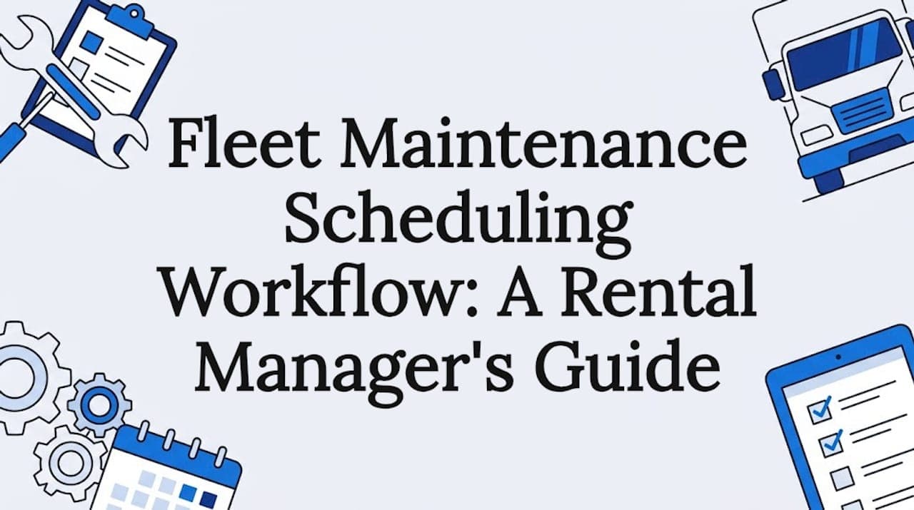 Fleet Maintenance Scheduling Workflow: A Rental Manager's Guide