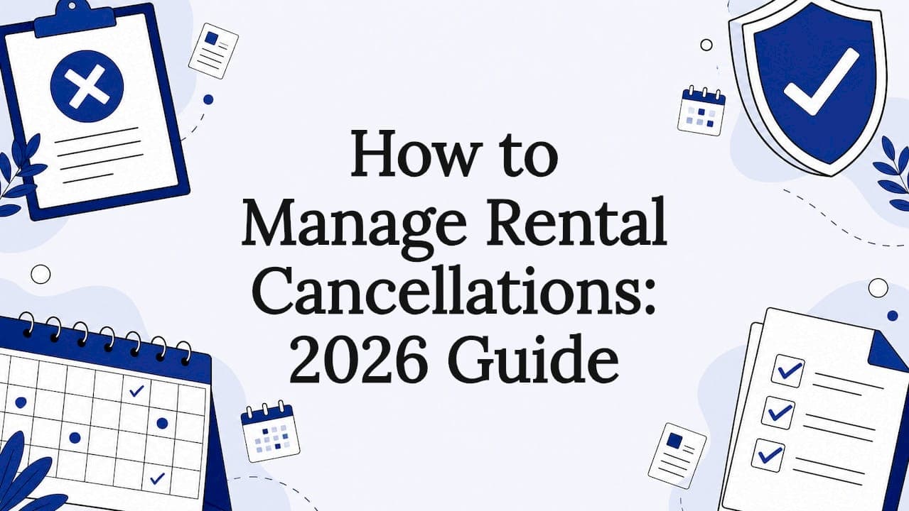 How to Manage Rental Cancellations: 2026 Guide