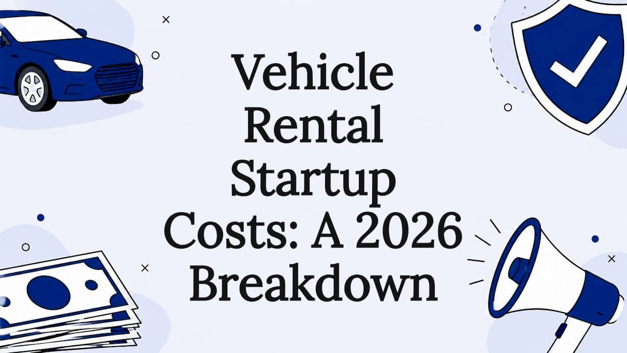 Vehicle Rental Startup Costs: A 2026 Breakdown