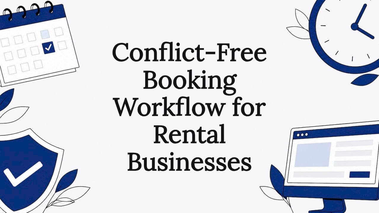 Conflict-Free Booking Workflow for Rental Businesses