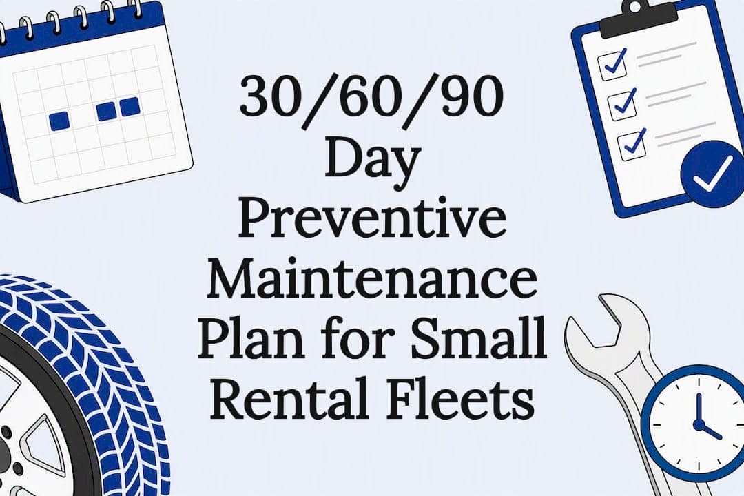30/60/90 Day Preventive Maintenance Plan for Small Rental Fleets