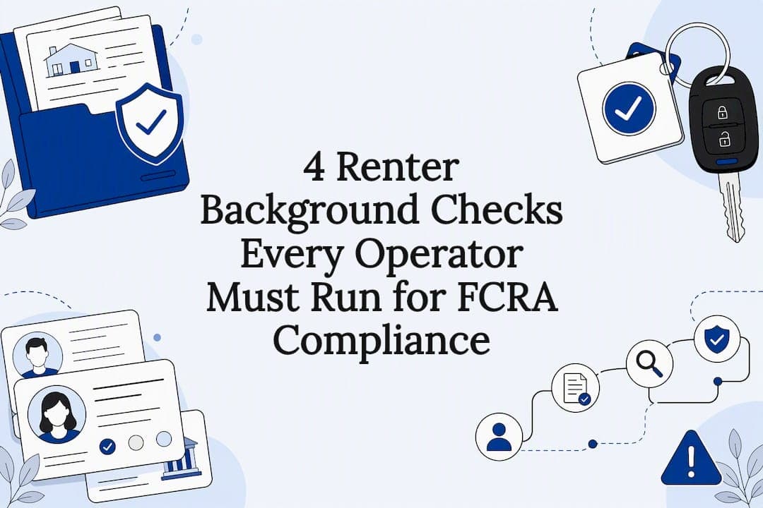 4 Renter Background Checks Every Operator Must Run for FCRA Compliance