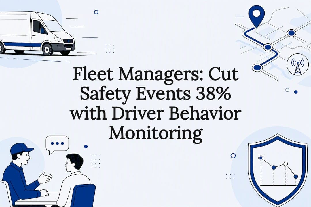 Fleet Managers: Cut Safety Events 38% with Driver Behavior Monitoring