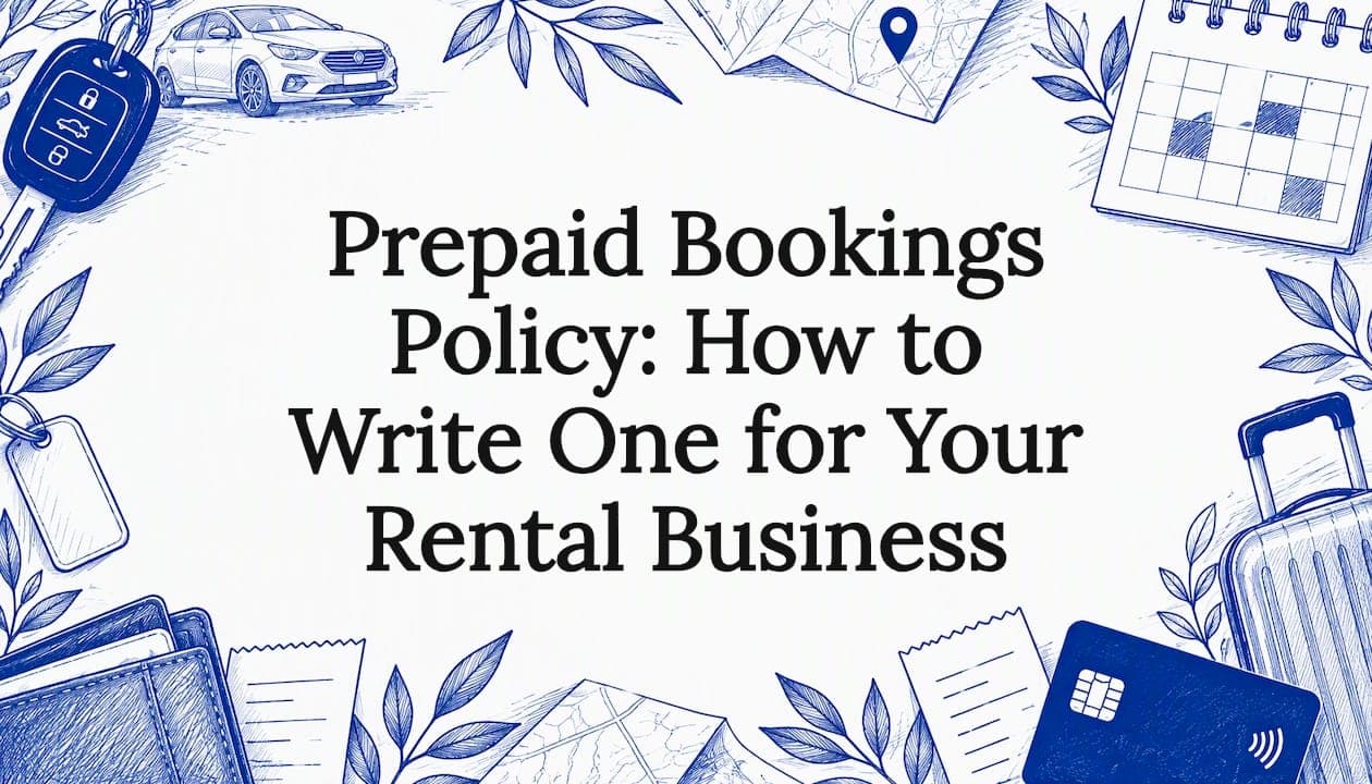 Prepaid Bookings Policy: How to Write One for Your Rental Business